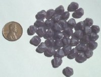 40 9mm Bumpy Satin Purple Nuggets